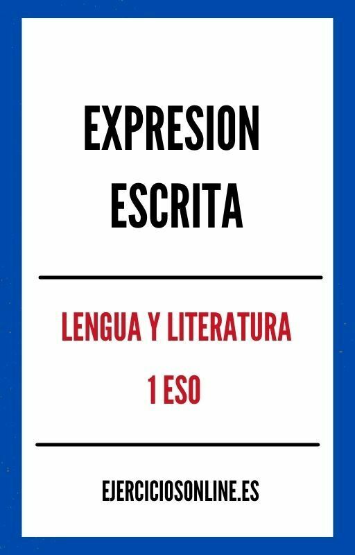 Expresion Escrita 1 ESO Ejercicios PDF 