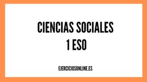 Ejercicios de Ciencias Sociales 1 ESO en PDF