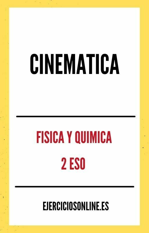 Cinematica 2 ESO Ejercicios PDF 