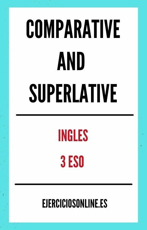Comparative And Superlative 3 ESO Ejercicios PDF 