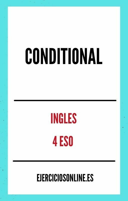 Ejercicios de Conditional 4 ESO PDF 