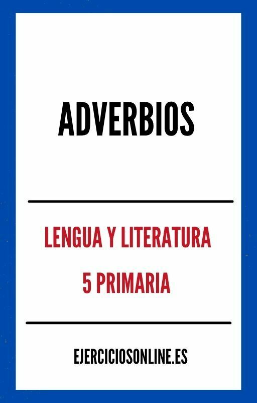 Adverbios 5 Primaria Ejercicios PDF 】 2026