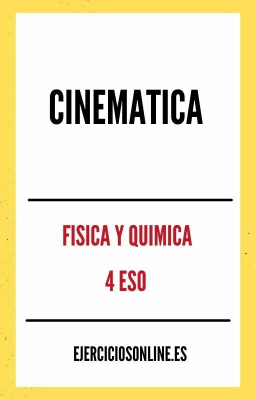 Ejercicios de Cinematica 4 ESO PDF 