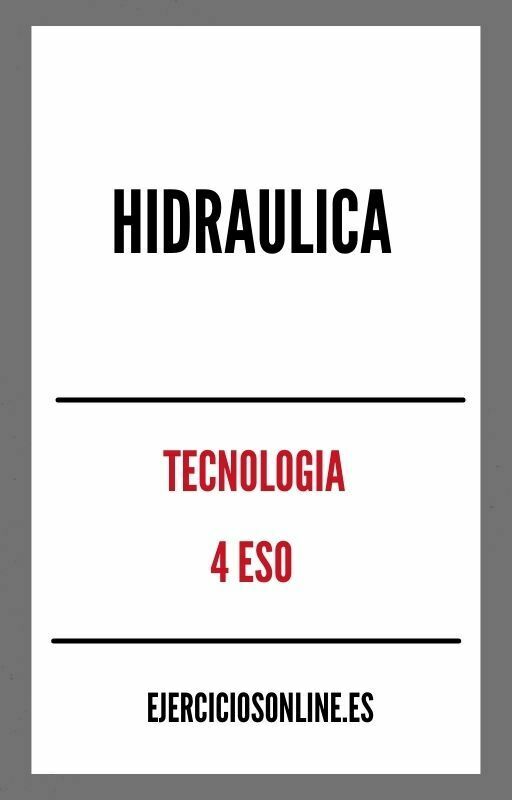 Hidraulica 4 ESO Ejercicios en PDF 