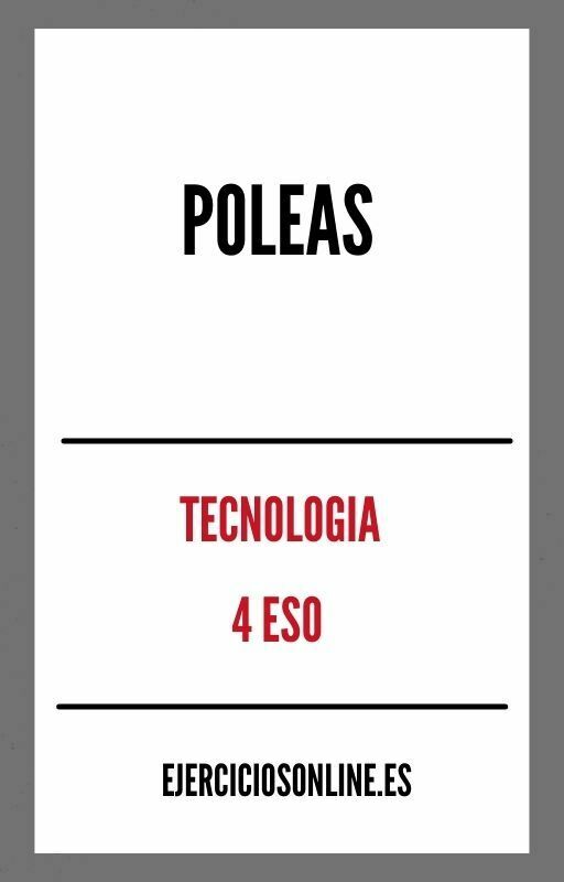 Ejercicios PDF de Poleas 4 ESO 