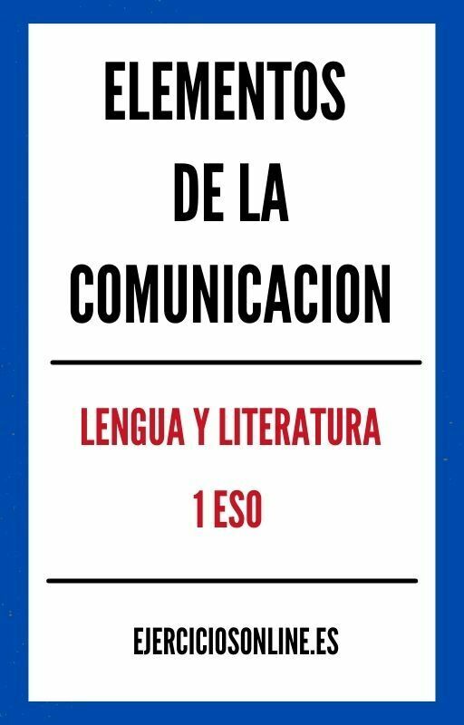 Ejercicios PDF de Elementos De La Comunicacion 1 ESO 