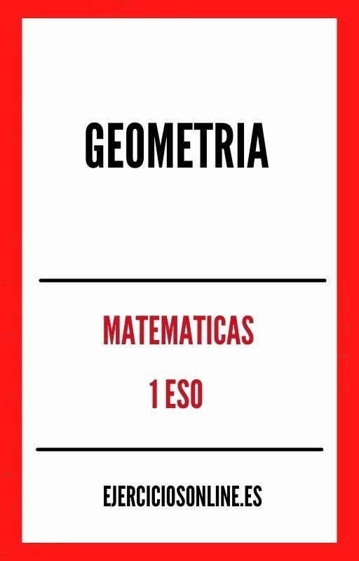 Geometria 1 ESO Ejercicios PDF 