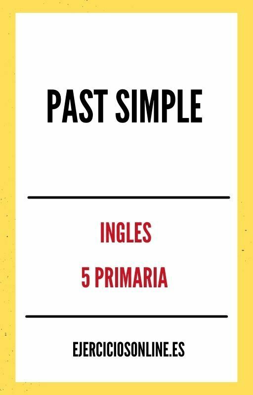Ejercicios de Past Simple 5 Primaria PDF 