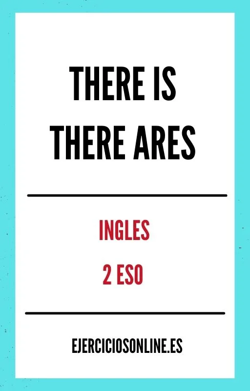 There Is There Are 2 ESO Ejercicios PDF 