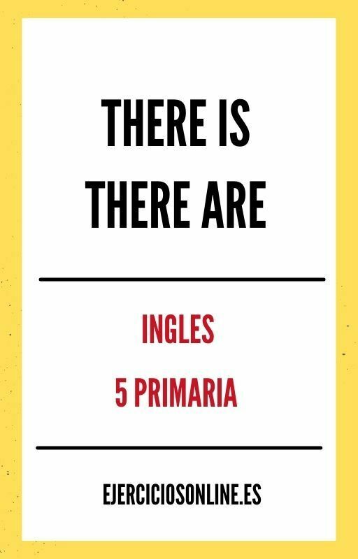 Ejercicios de There Is There Are 5 Primaria PDF 