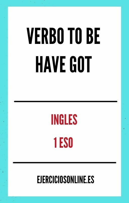 Verbo To Be Y Have Got 1 ESO Ejercicios PDF 