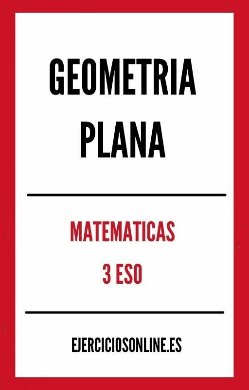 Ejercicios de Geometria Plana 3 ESO PDF 