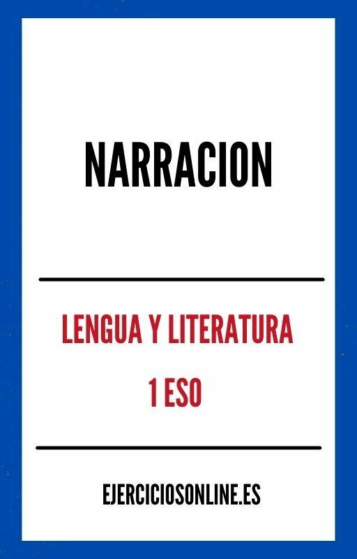 La Narracion 1 ESO Ejercicios en PDF