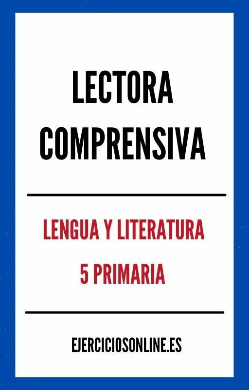 Ejercicios de Comprension Lectora 5 Primaria PDF 