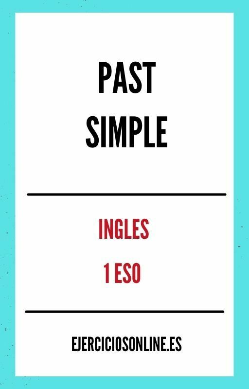 Past Simple 1 ESO Ejercicios en PDF 