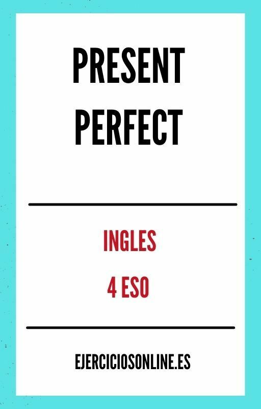 Ejercicios de Present Perfect 4 ESO PDF 