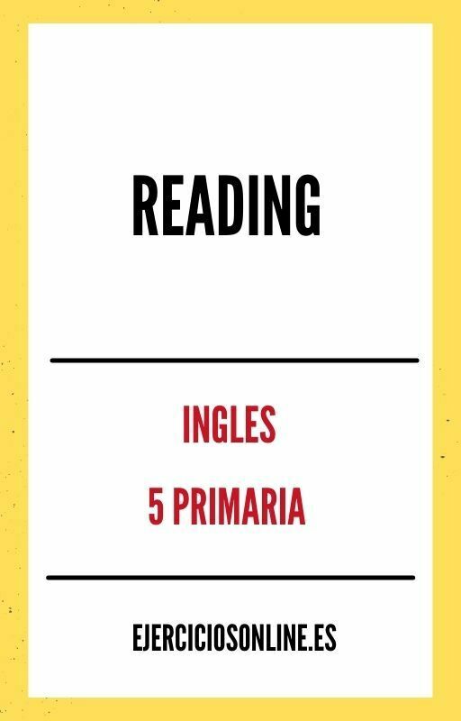 Reading 5 Primaria Ejercicios PDF 