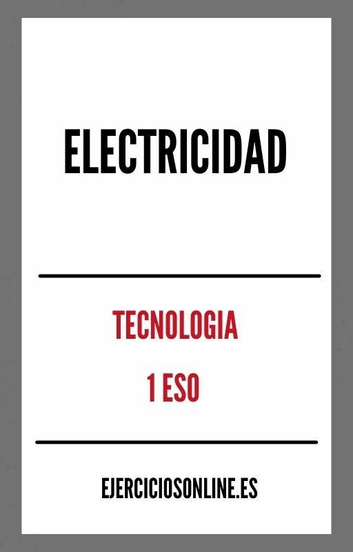 Electricidad 1 ESO Ejercicios PDF 