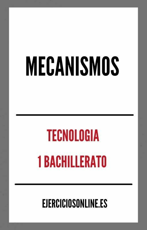 Ejercicios de Mecanismos 1 Bachillerato PDF 