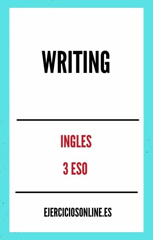 Writing 3 ESO Ejercicios PDF 